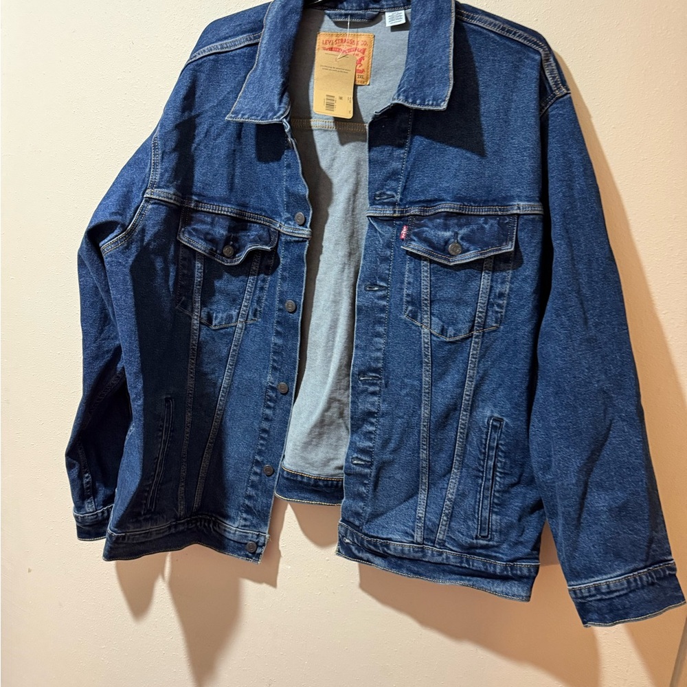 Levi's Men's Dark Blue Denim Jacket